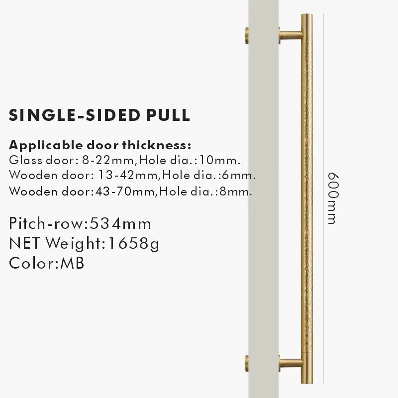 Sunhurst Hammered Door Handle-Welvere