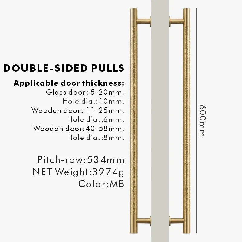 Sunhurst Hammered Door Handle-Welvere
