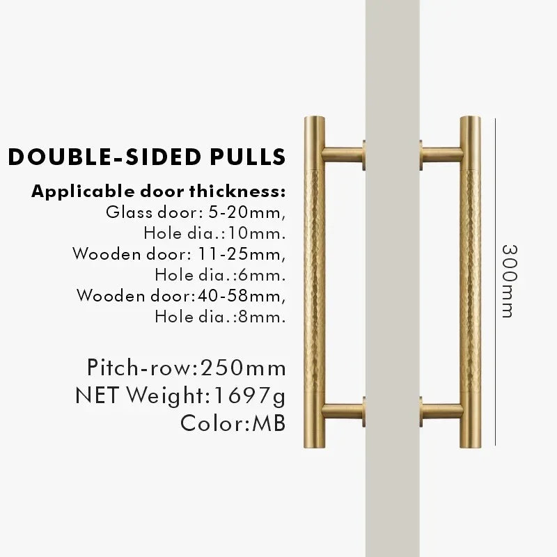 Sunhurst Hammered Door Handle-Welvere