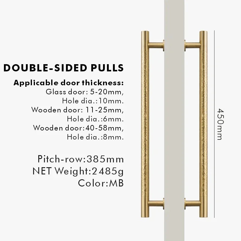 Sunhurst Hammered Door Handle-Welvere