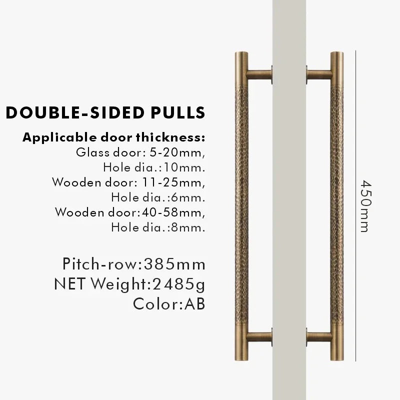 Sunhurst Hammered Door Handle-Welvere