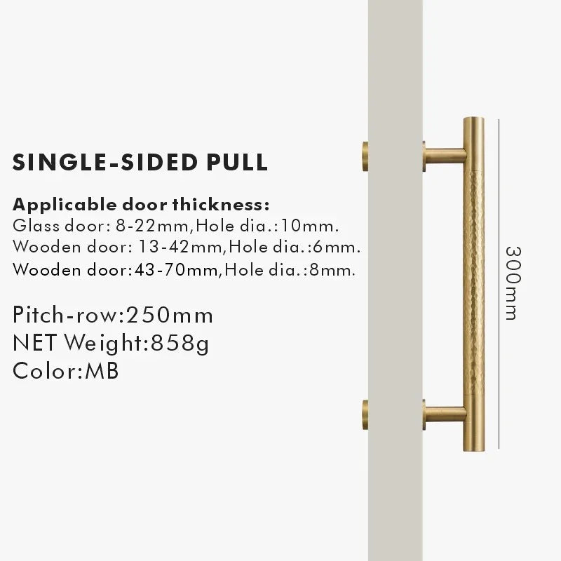 Sunhurst Hammered Door Handle-Welvere