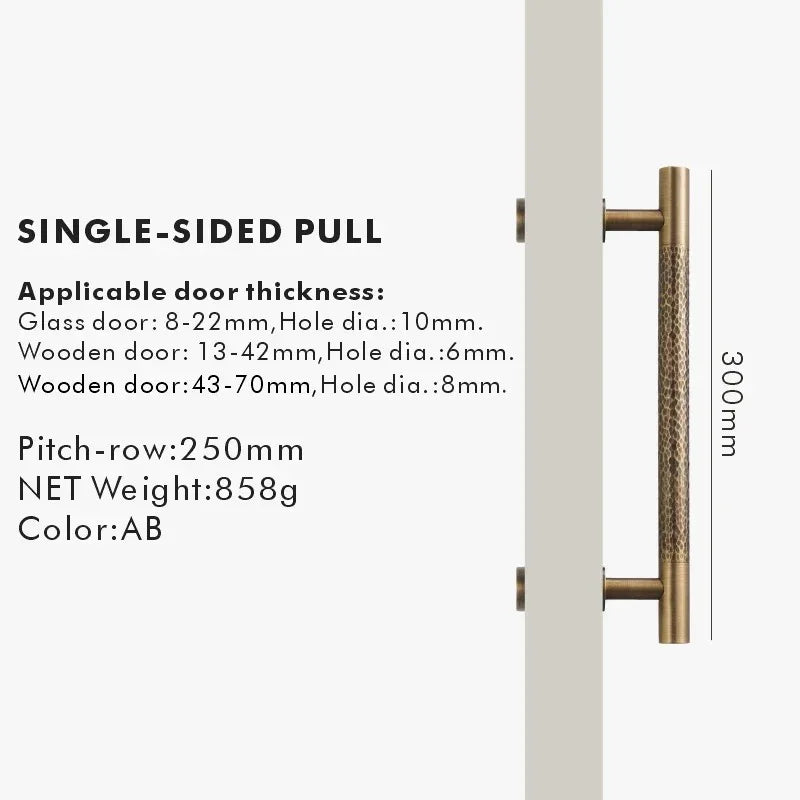 Sunhurst Hammered Door Handle-Welvere
