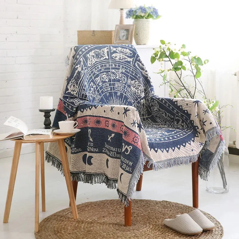 Sunstone Woven Throw Blanket-Welvere