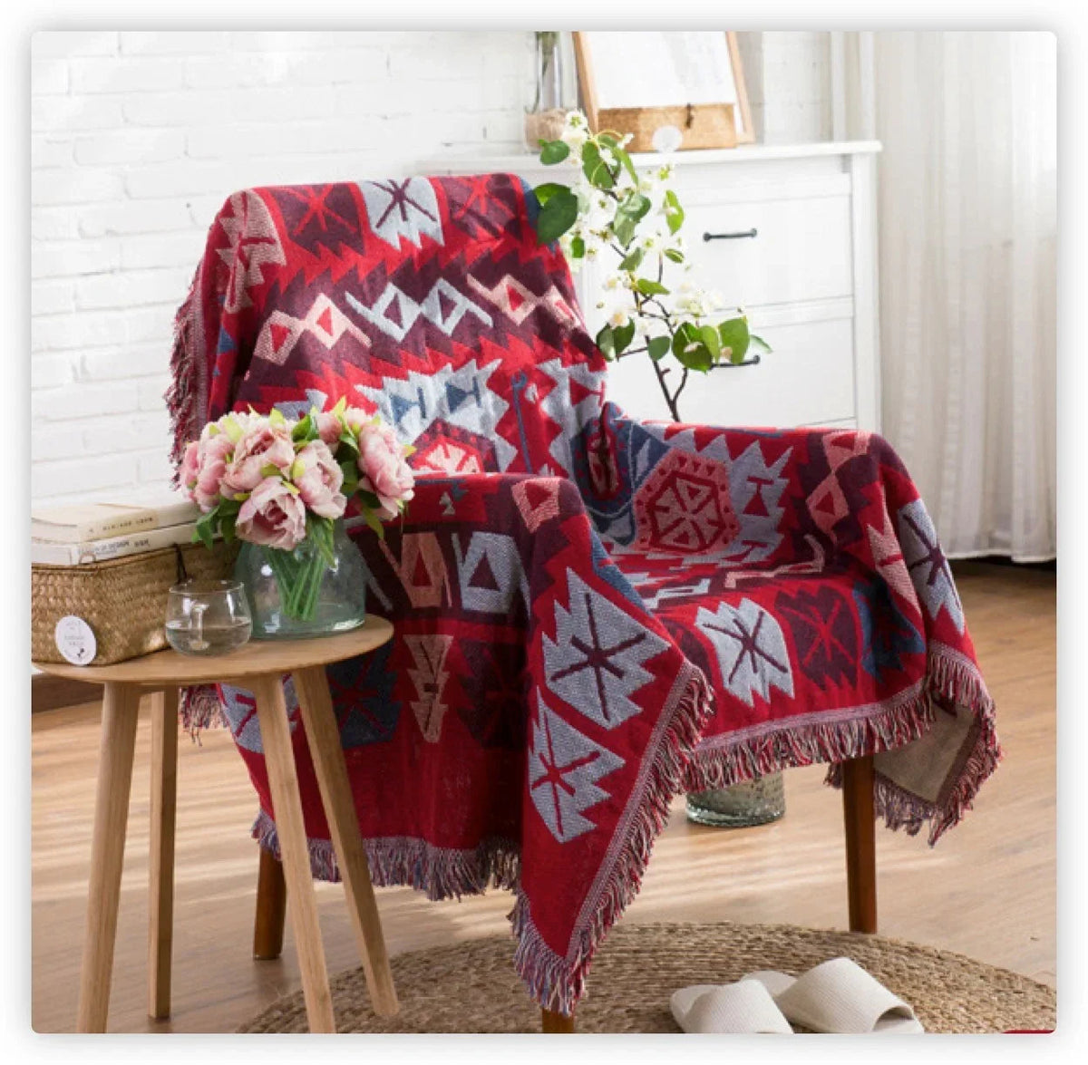 Sunstone Woven Throw Blanket-Welvere