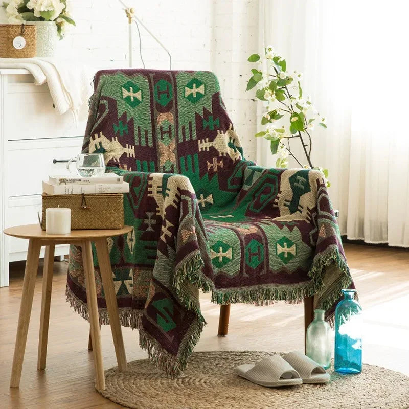 Sunstone Woven Throw Blanket-Welvere