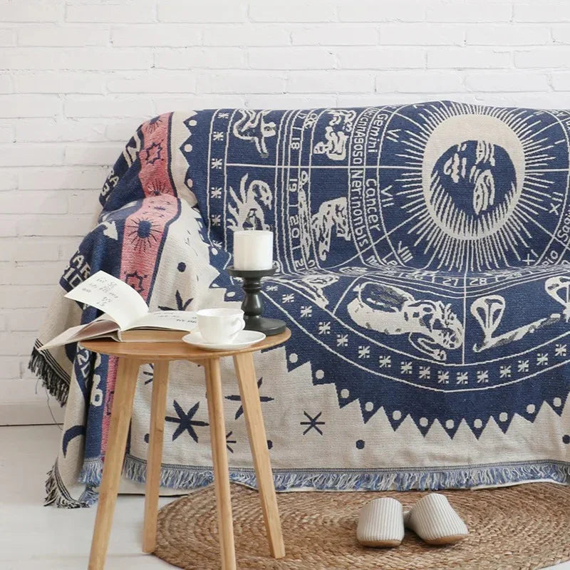 Sunstone Woven Throw Blanket-Welvere
