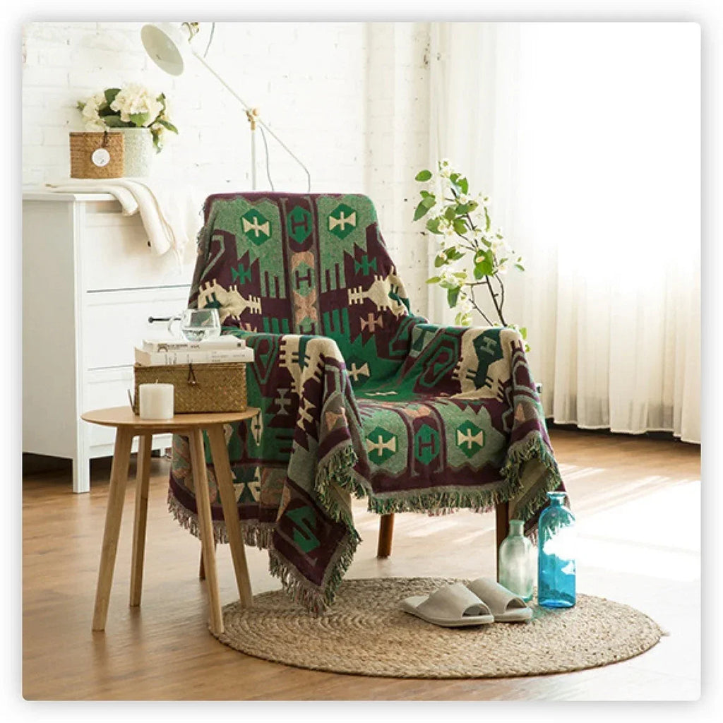 Sunstone Woven Throw Blanket-Welvere