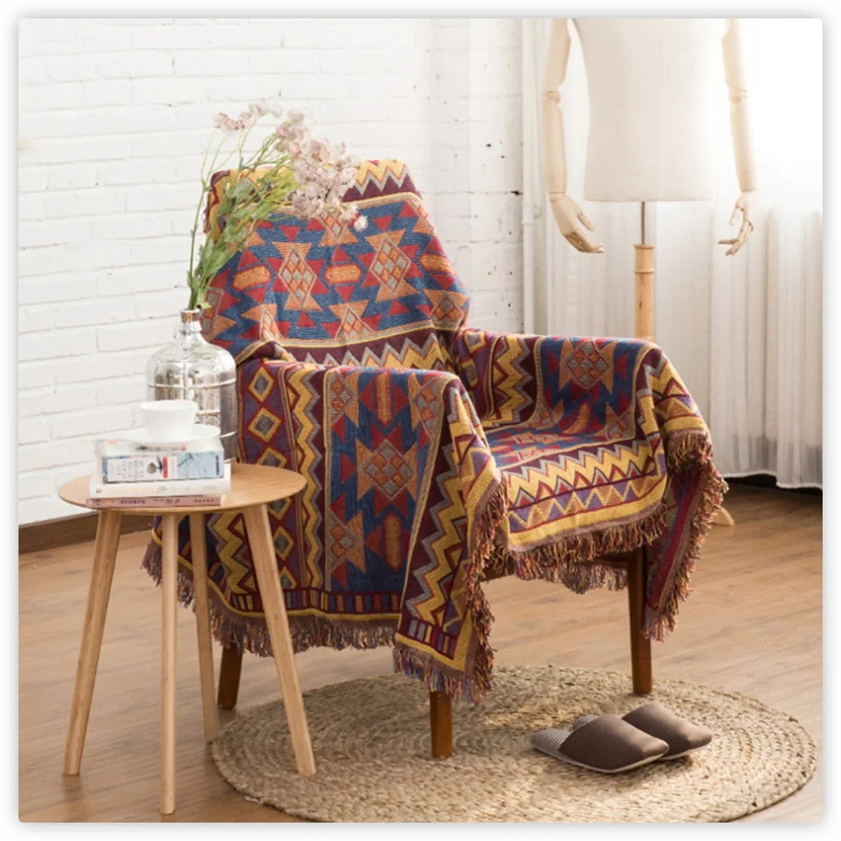 Sunstone Woven Throw Blanket-Welvere