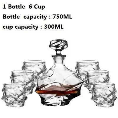 Sven Crystal Glass Wine Set-Welvere