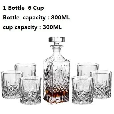 Sven Crystal Glass Wine Set-Welvere