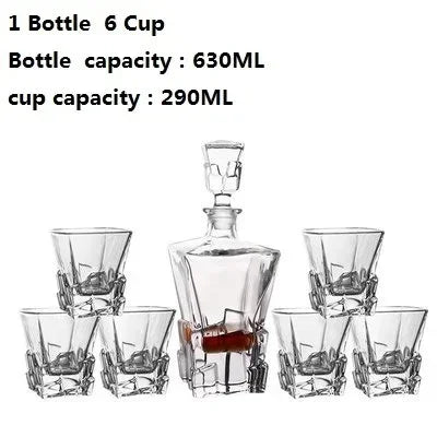 Sven Crystal Glass Wine Set-Welvere