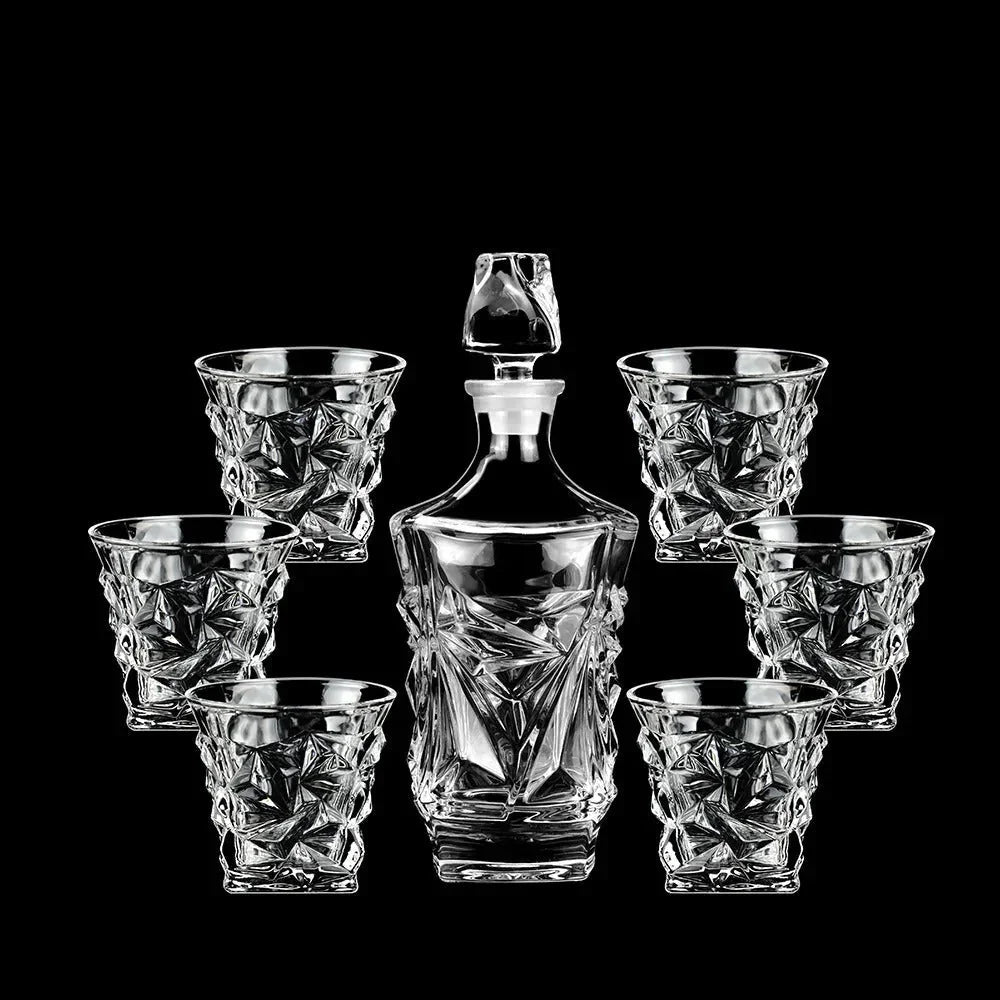 Sven Crystal Glass Wine Set-Welvere