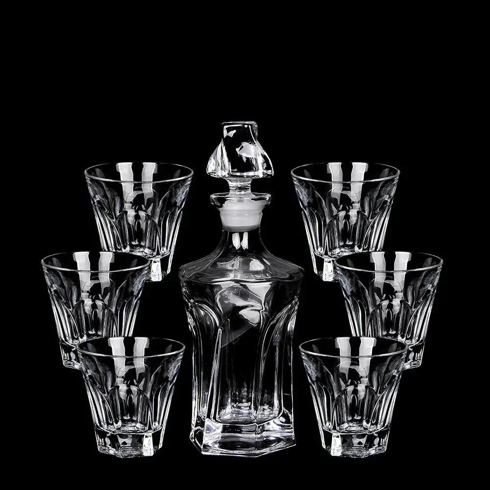 Sven Crystal Glass Wine Set-Welvere