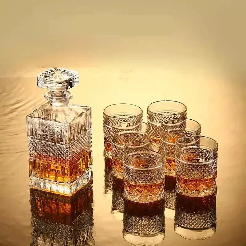Sven Crystal Glass Wine Set-Welvere