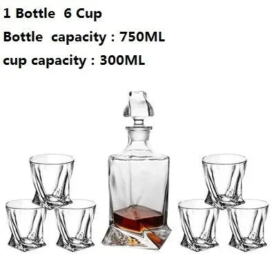 Sven Crystal Glass Wine Set-Welvere