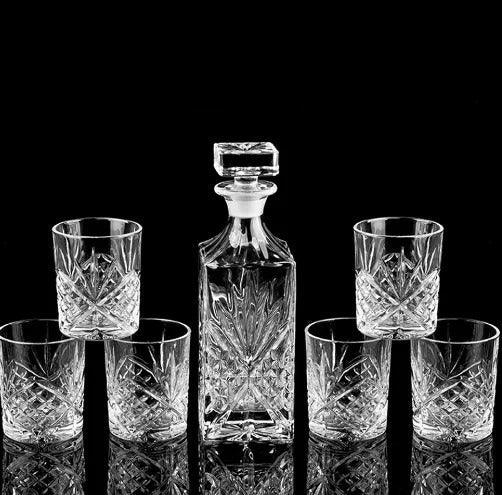 Sven Crystal Glass Wine Set-Welvere