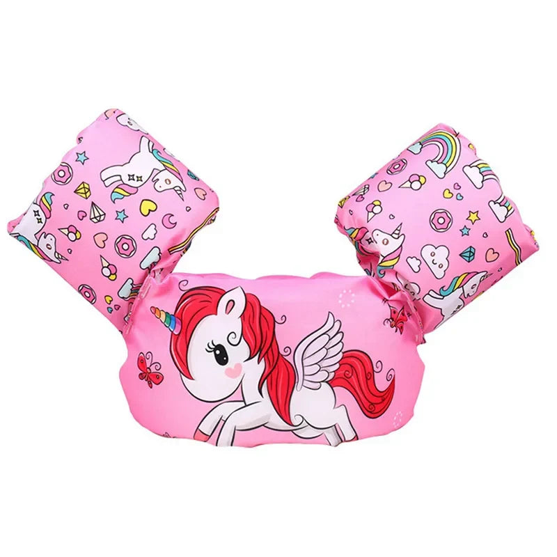 Kids Swim Aid Life Jacket with Arm Wings - Adjustable Double Buckle, up to 25 kg, view 6