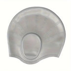 Silicone Swim Cap with Ear Protection for Long Hair - 100% Silicone, Pool Use, view 5
