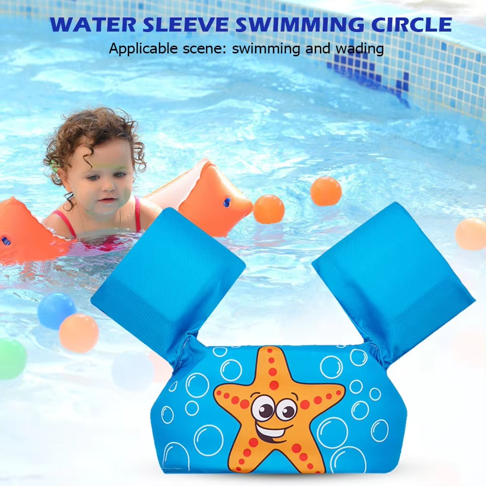 Kids Swim Arm Float and Safety Vest - Lightweight, Comfortable Fit, view 2