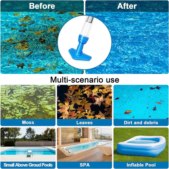3 in 1 Cordless Rechargeable Pool Vacuum Cleaner - For In-Ground and Above-Ground Pools, view 3