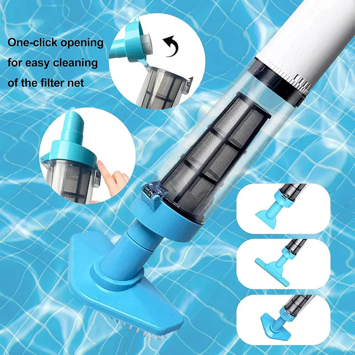 3 in 1 Cordless Rechargeable Pool Vacuum Cleaner - For In-Ground and Above-Ground Pools, view 6