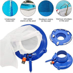 Swimming Pool Leaf Vacuum Cleaner - Powerful Suction, Blue, view 5