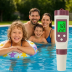 Digital Pool Tester for PH, Chlorine, ORP, EC, TDS, Salt, Temperature, view 3