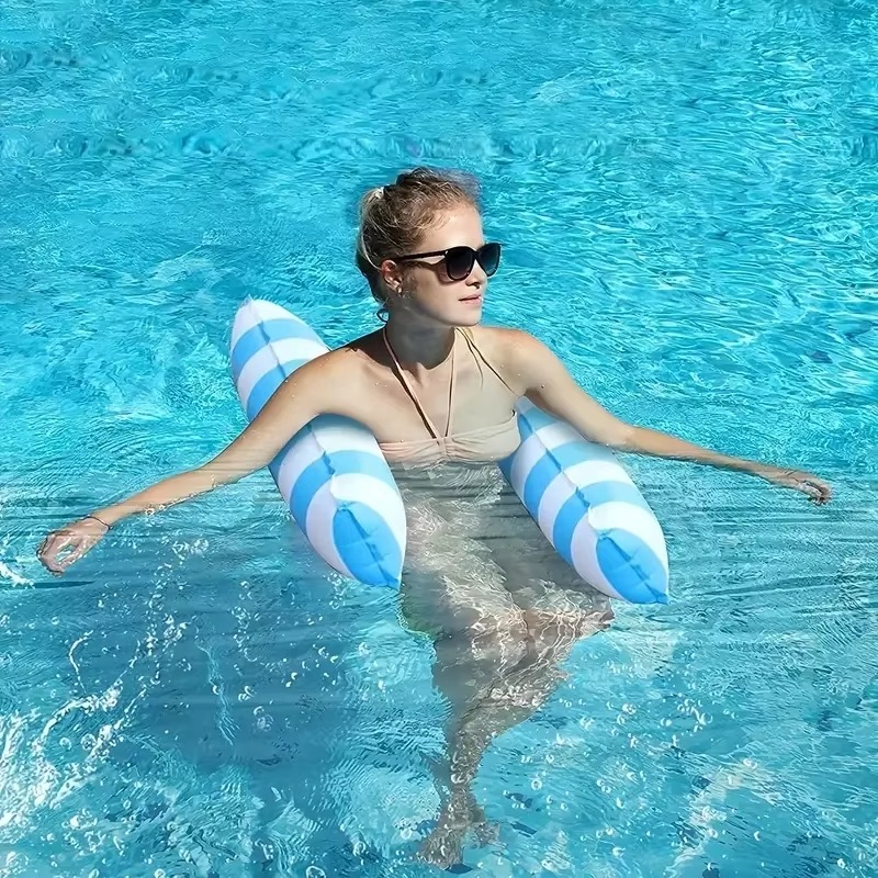 Inflatable Pool Float Hammock for Adults - Breathable Mesh, 250 lb Capacity, view 2