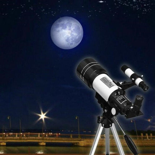 Professional Astronomical Telescope for Moon Watching - 150x Zoom, 70mm Aperture
