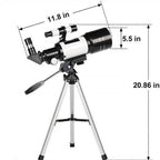 Professional Astronomical Telescope - 70mm Aperture, 300mm Focal Length, view 11