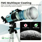 Professional Astronomical Telescope - 70mm Aperture, 300mm Focal Length, view 4