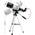 Professional Astronomical Telescope - 70mm Aperture, 300mm Focal Length, view 9