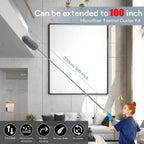 Telescopic Microfibre Duster with Flexible Head, 80–250 cm