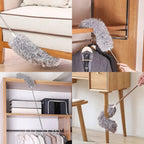 Telescopic Microfibre Duster with Flexible Head, 80–250 cm