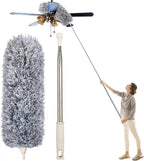 Telescopic Microfibre Duster with Flexible Head, 80–250 cm