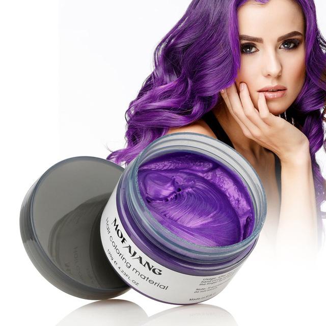 Temporary Washable Coloured Hair Dye Wax