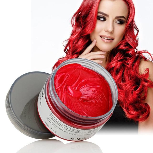 Temporary Washable Coloured Hair Dye Wax