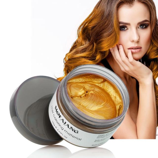 Temporary Washable Coloured Hair Dye Wax
