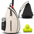 Tennis Backpack with Racket Compartment and Bottle Holder, 13*6*19 inch