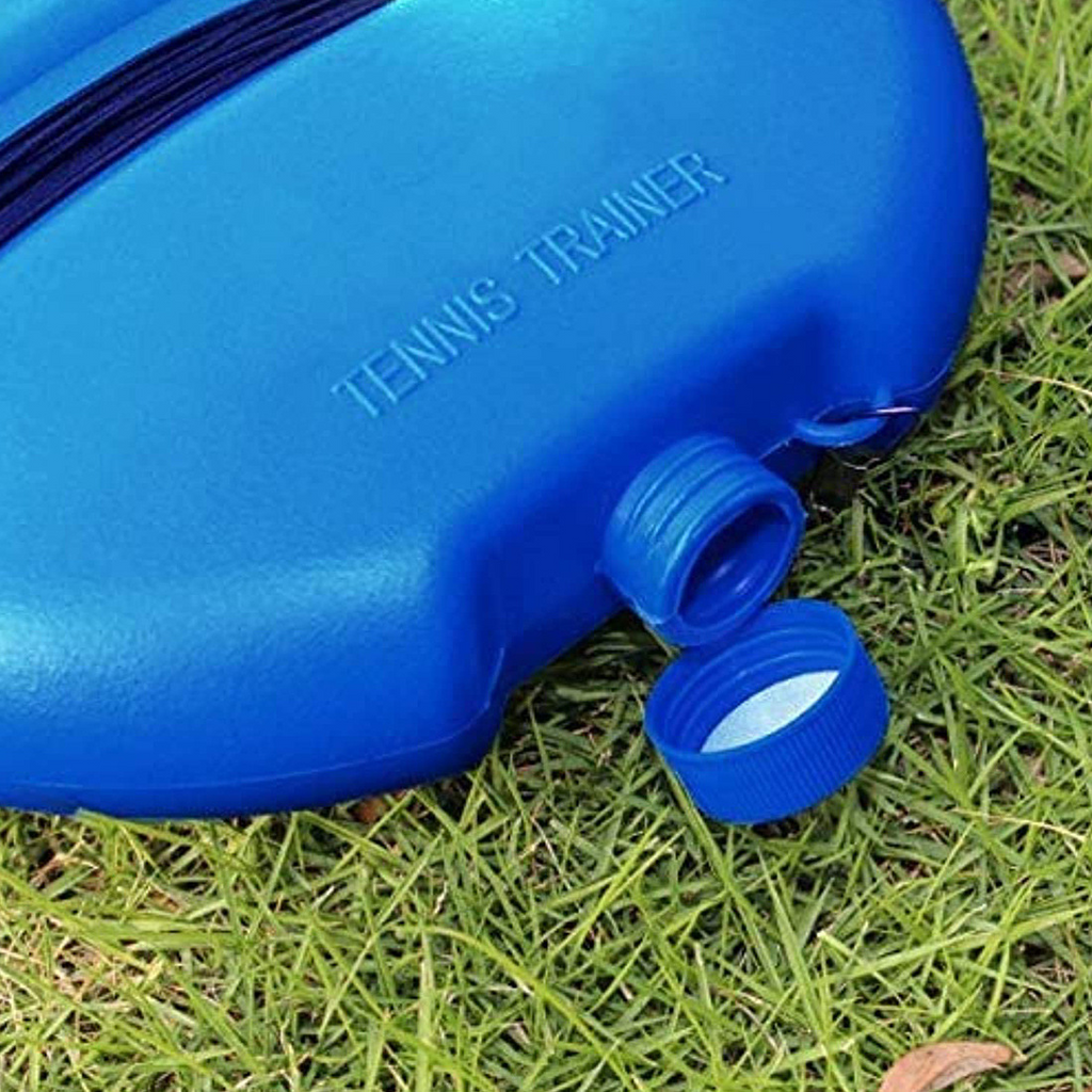 Tennis Solo Practice Trainer with Ground Base, Clip, Ball and Rope