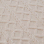 Textured Decorative Throw Blanket for Sofa, Bed and Armchair