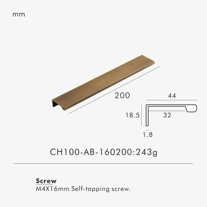 Thoraen Lip Pull Handle-Welvere