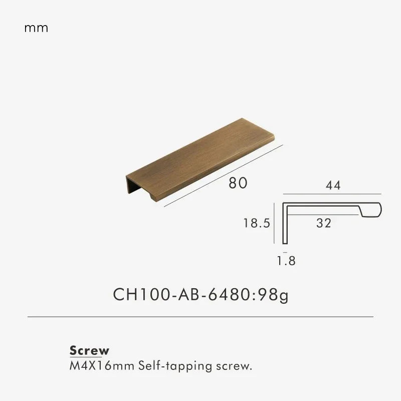 Thoraen Lip Pull Handle-Welvere