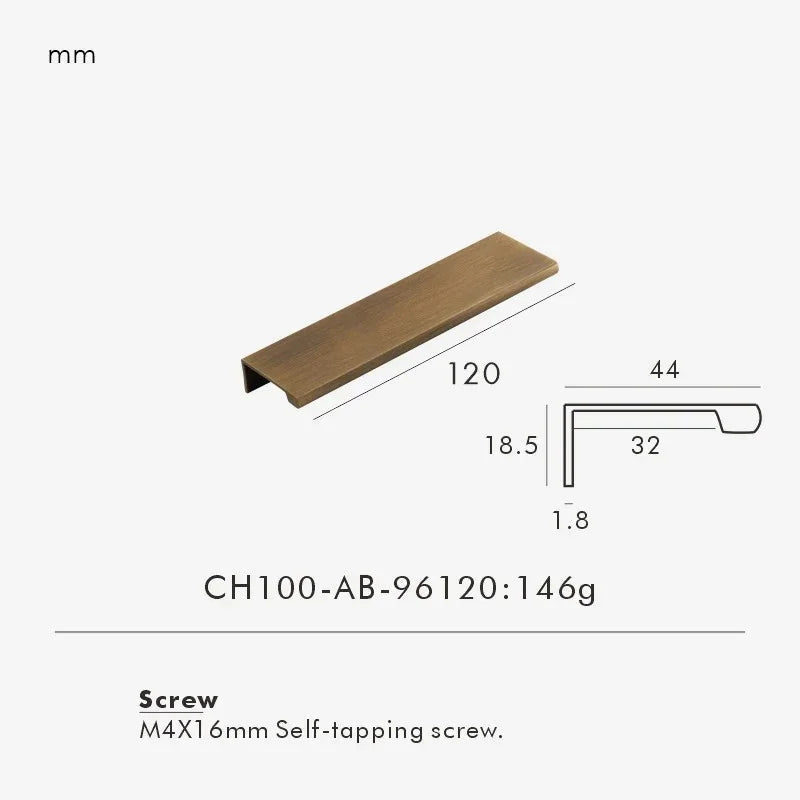 Thoraen Lip Pull Handle-Welvere