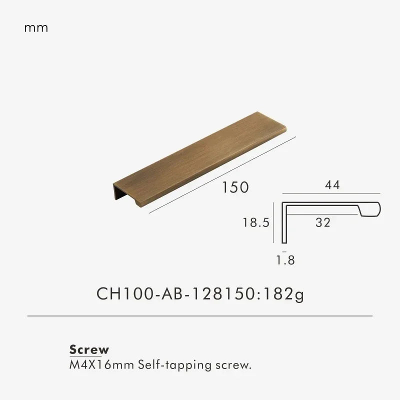 Thoraen Lip Pull Handle-Welvere