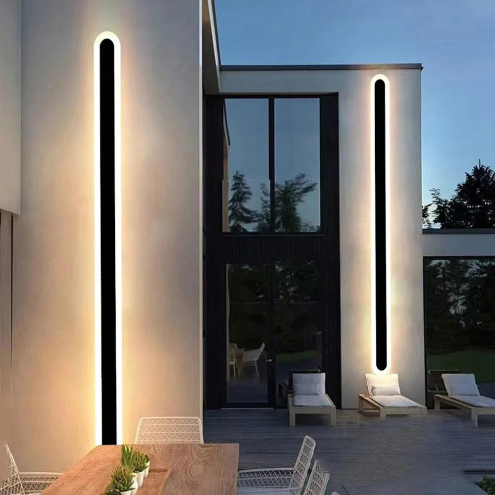 Thorain Linear Outdoor Livine Lamp-Welvere