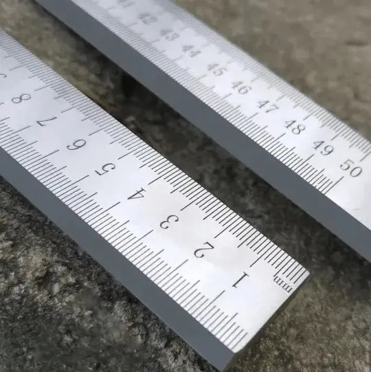 Hardened Steel Ruler Emergency Tool - Dual-Sided Inches and Centimetres, view 3
