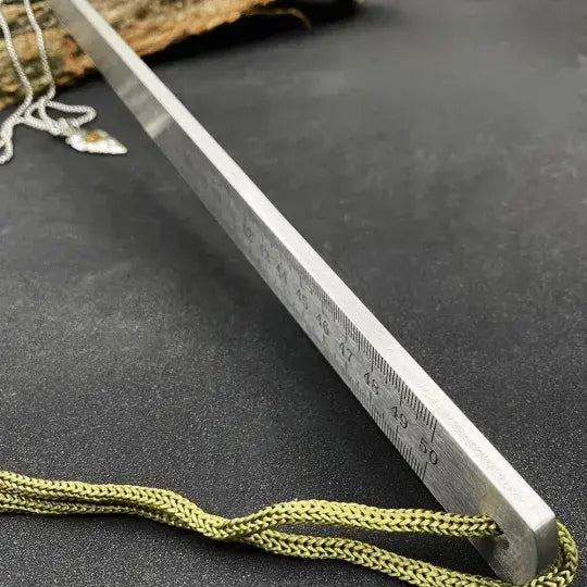 Hardened Steel Ruler Emergency Tool - Dual-Sided Inches and Centimetres, view 5