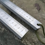 Hardened Steel Ruler Emergency Tool - Dual-Sided Inches and Centimetres